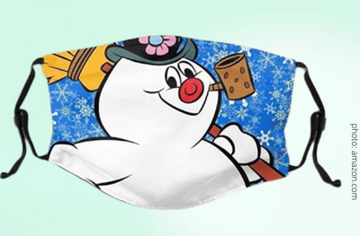 Frosty the Snowman Face Masks are SO Adorable and Oh So Festive