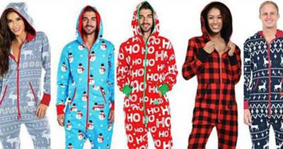 Onsie Christmas Jumpsuits for Men and Women