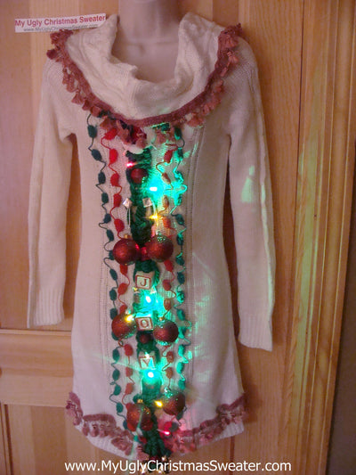 christmas dress with lights