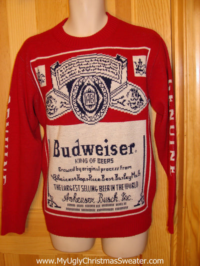 budweiser sweater
