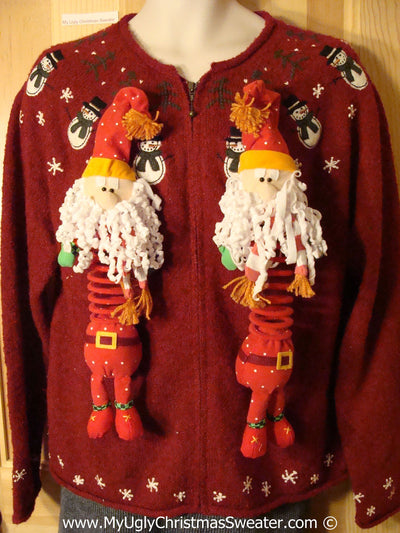 homemade ugly christmas sweaters