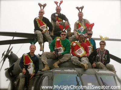 Donating Ugly Christams Sweaters to Military Serving Overseas