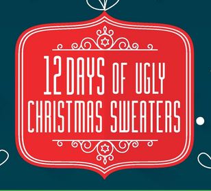 12 Days of Ugly Christmas Sweaters Infographic