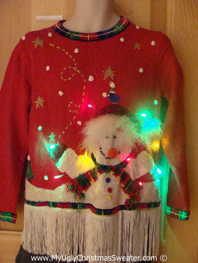 light up ugly christmas sweaters