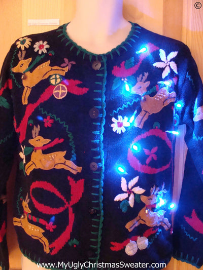 light up ugly christmas sweaters