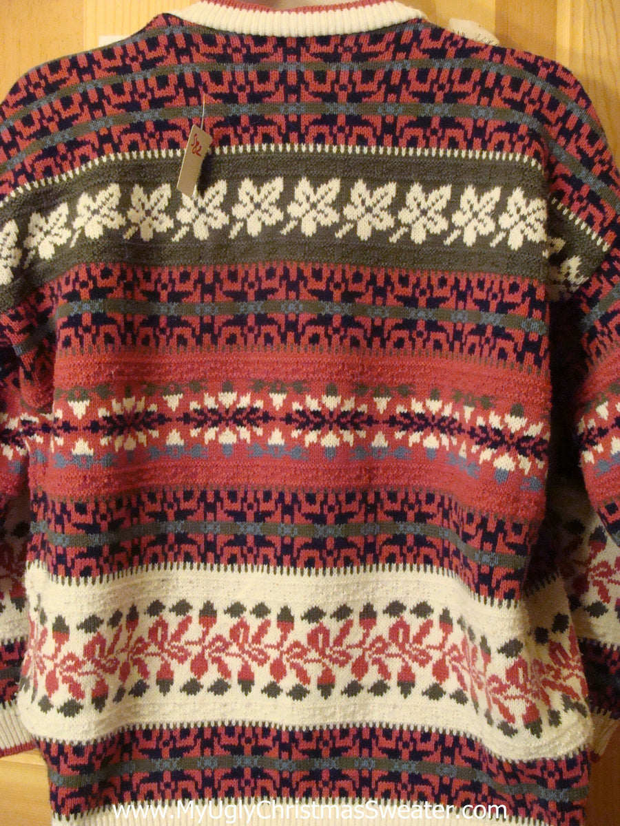 Wacky Santa Ugly Christmas Sweater Nordic Pullover – My Ugly Christmas ...