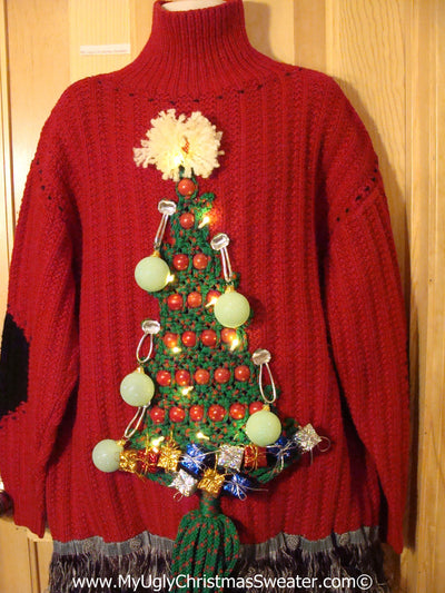 ugly christmas sweaters with lights