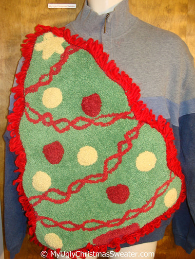 Funny Ugly Christmas Sweater with Huge Tree